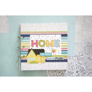 Album ảnh scrapbook chủ đề gia đình