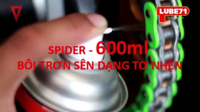 Chai xịt dưỡng sên Spider Spray dạng tơ nhện 600ml