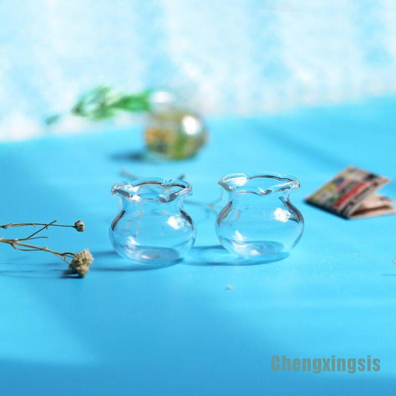 Bể Cá Thủy Tinh Mini Trang Trí Nhà Búp Bê