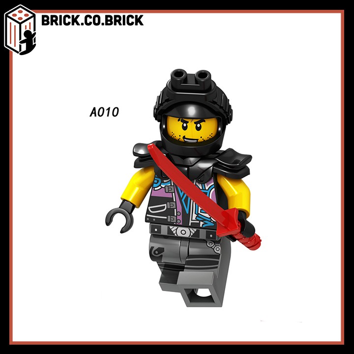 Xếp hình Ninjago Garmadon Non Lego Minifigures - Đồ chơi lắp ráp mô hình sáng tạo Ninja - Misako, Ultra- LeLe A009 016