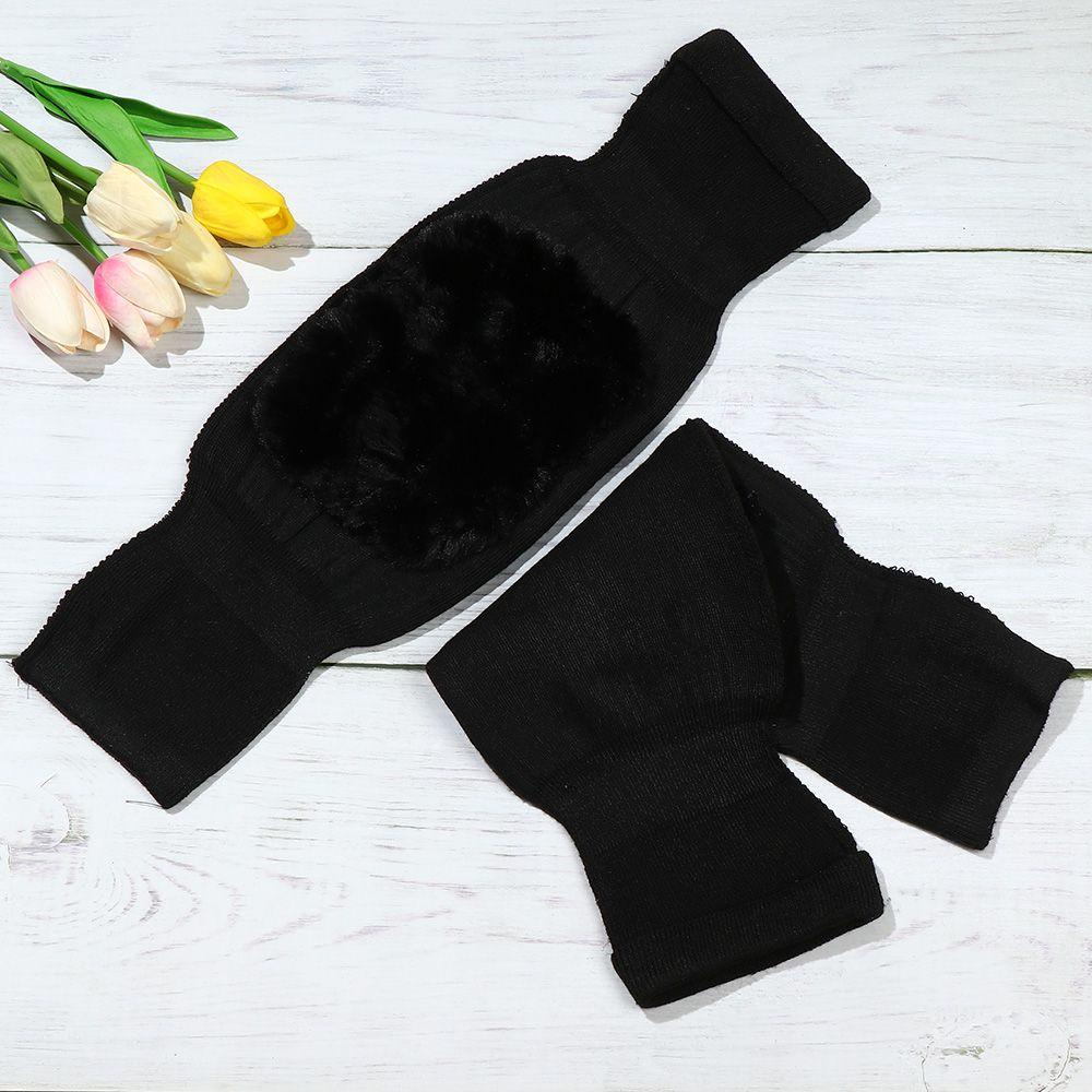ME 1 Cặp Vớ Len Dày Bảo Vệ Đầu Gối Chống Gió Giữ Ấm