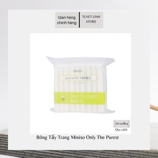 Bông Tẩy Trang Miniso Only The Purest 180 pcs