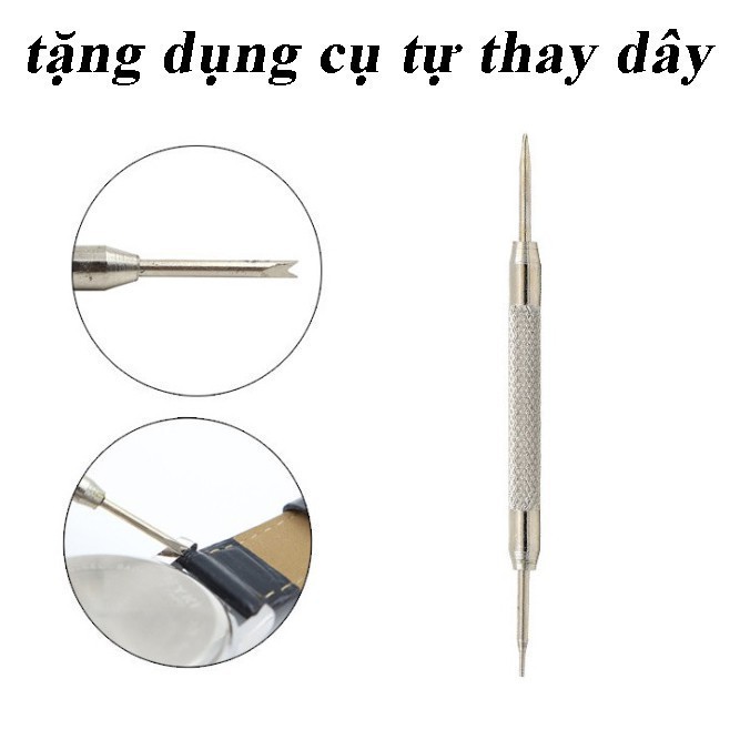 [TẶNG DỤNG CỤ THAY DÂY] Dây đồng hồ cao cấp Hulot size 42mm