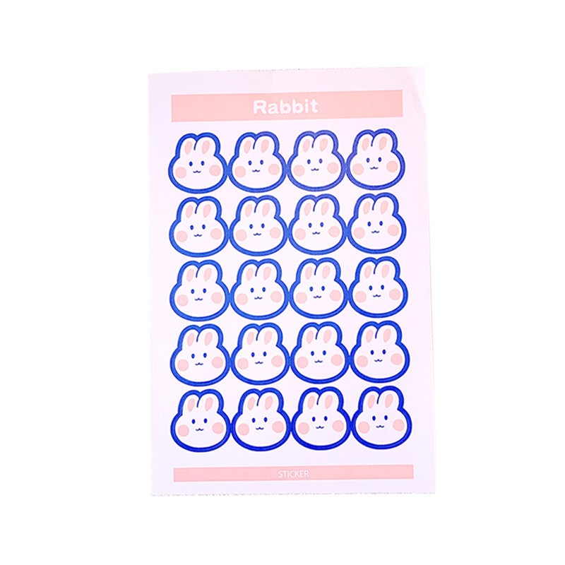 Sticker thỏ, gấu, cừu cho bé