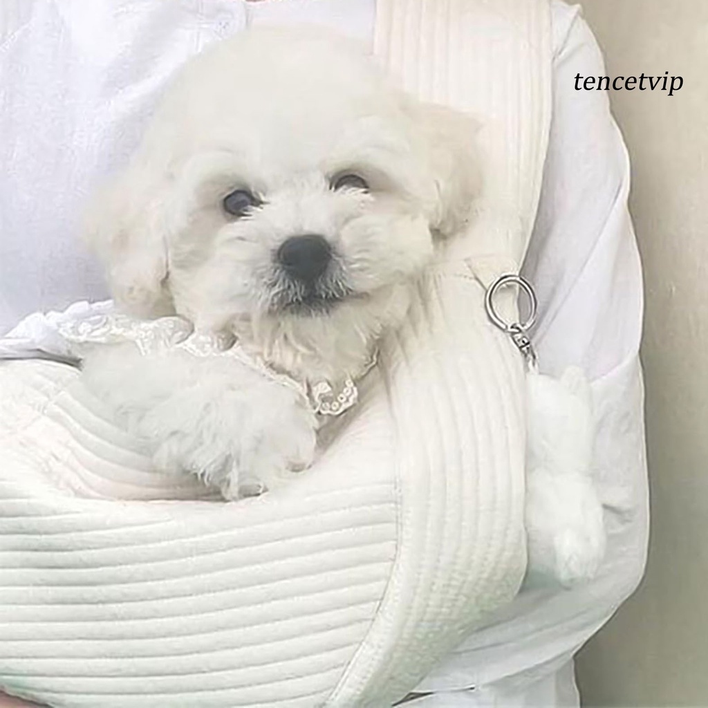 Túi Đeo Chéo Một Bên Vai Bằng Vải Bạt Di Động Cho Thú Cưng