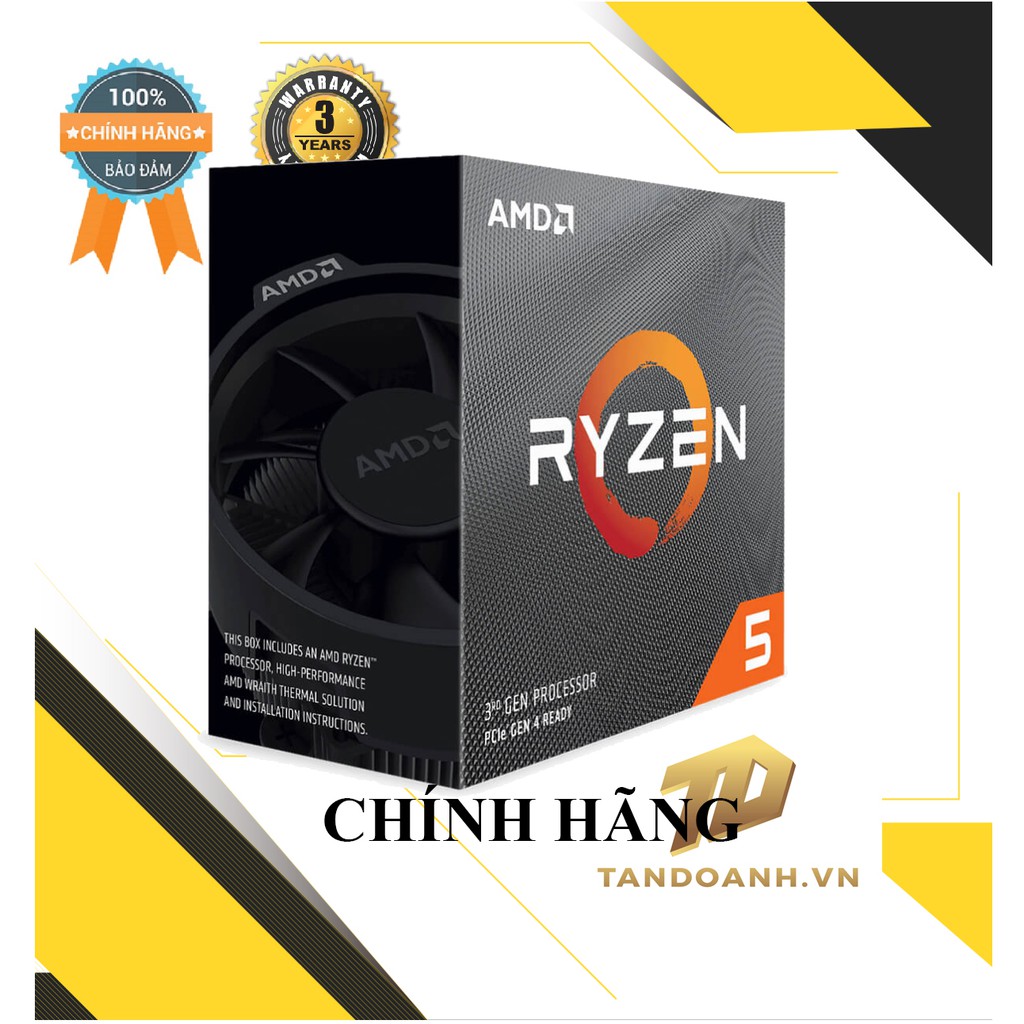 Bộ vi xử lý AMD Ryzen 5 3600 6C/12T UPTO 4.2GHZ