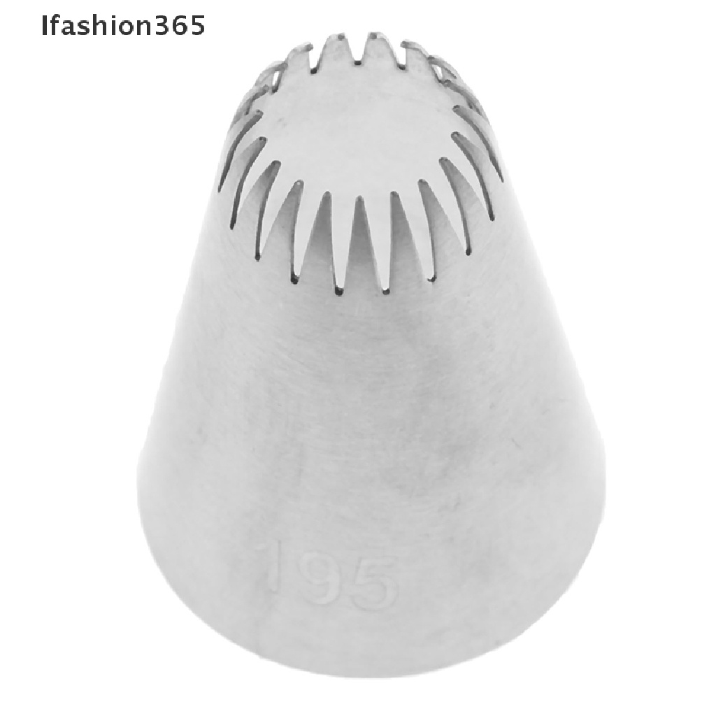 Đuôi bắt bông kem trang trí bánh bằng thép không gỉ Ifashion365 # 195