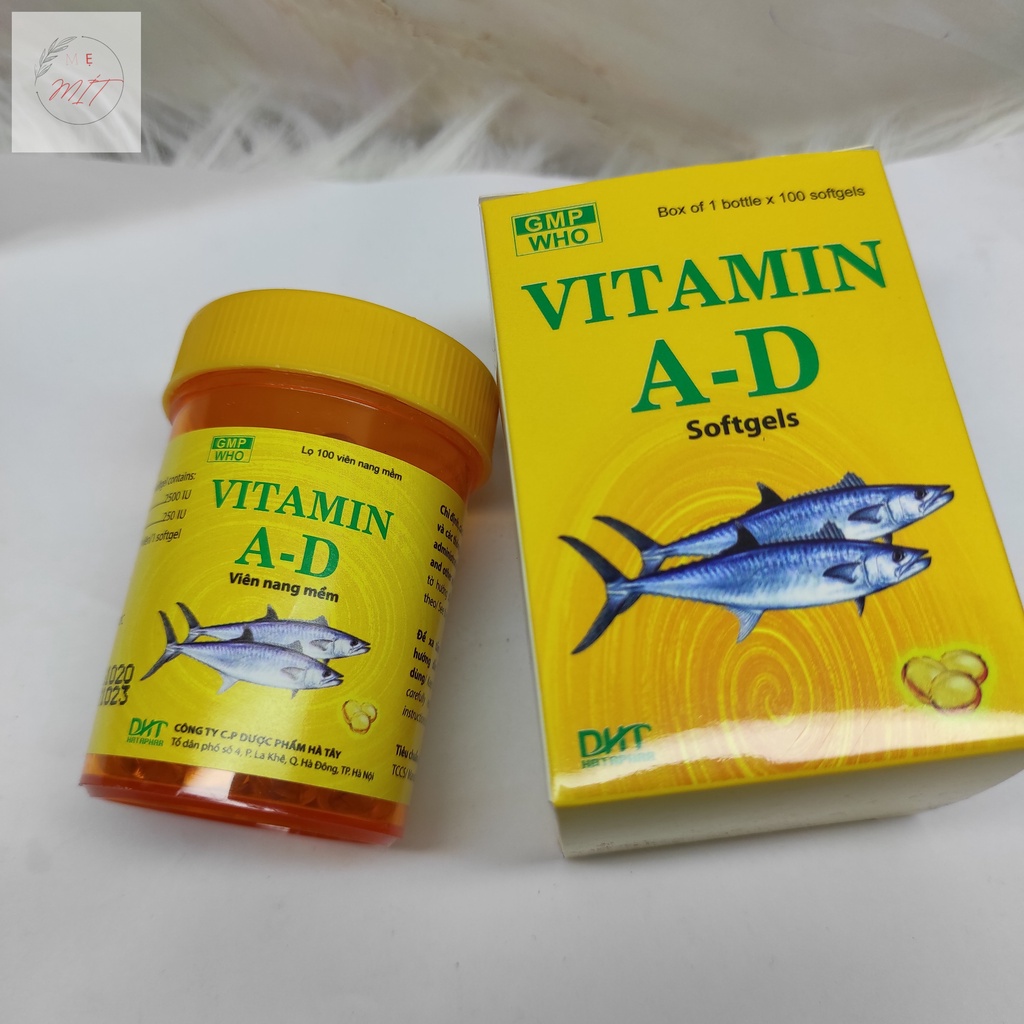 Vitamin A-D Lọ 100 viên