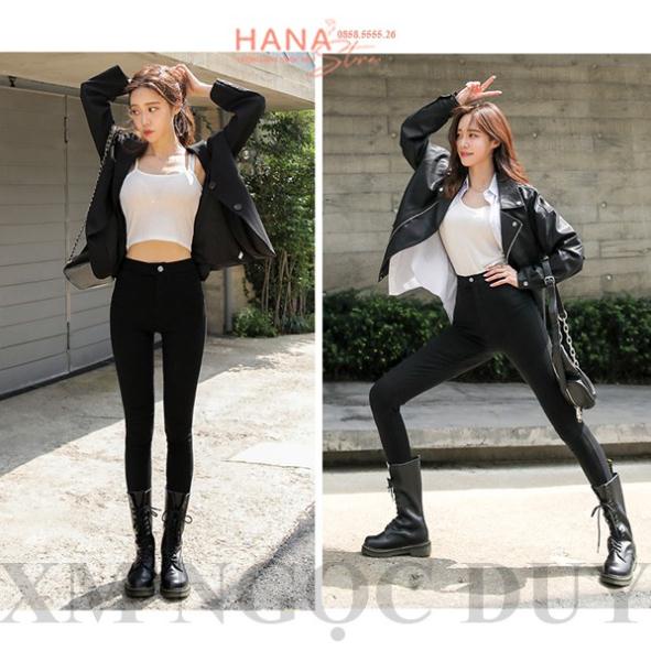 Quần legging nữ HÀNG LOẠI 1 cạp cao co giãn-NÂNG MÔNG 01K