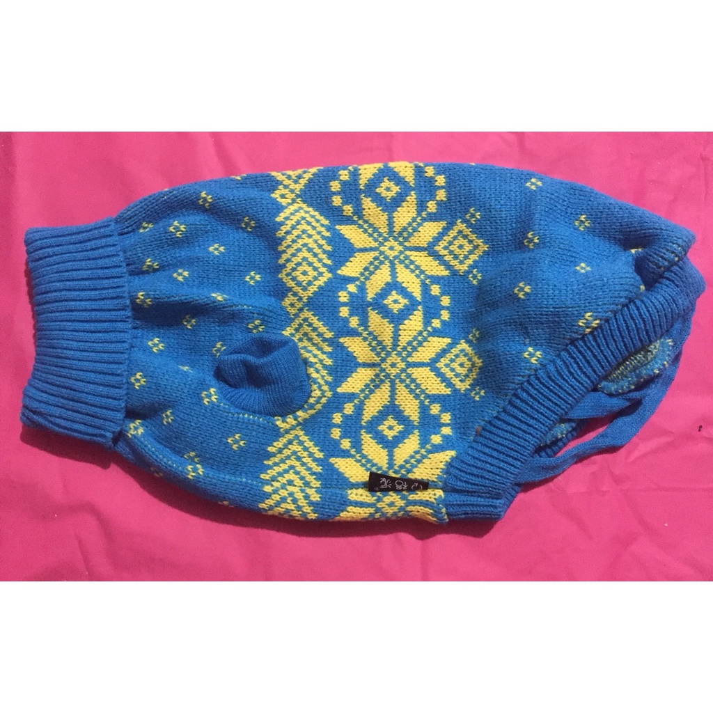 Áo len chó mèo nhiều màu zs L ngực 42, dài lưng 28, khoảng 6kg