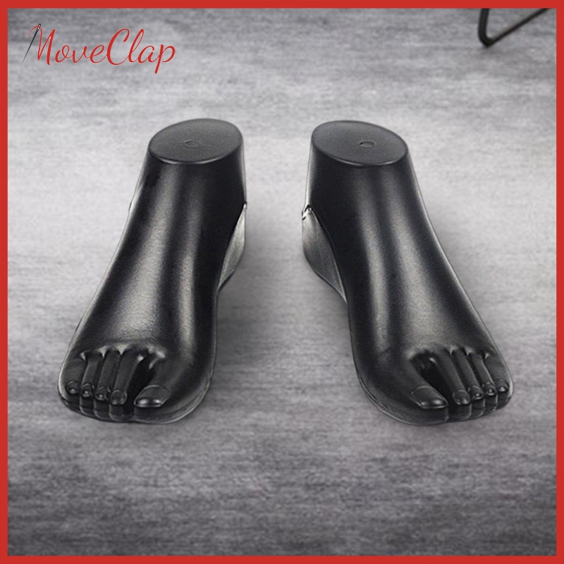 [In stock] 1 Pair Female Model Feet Mannequin Foot Thong Sandal Shoes Sock Display Holder