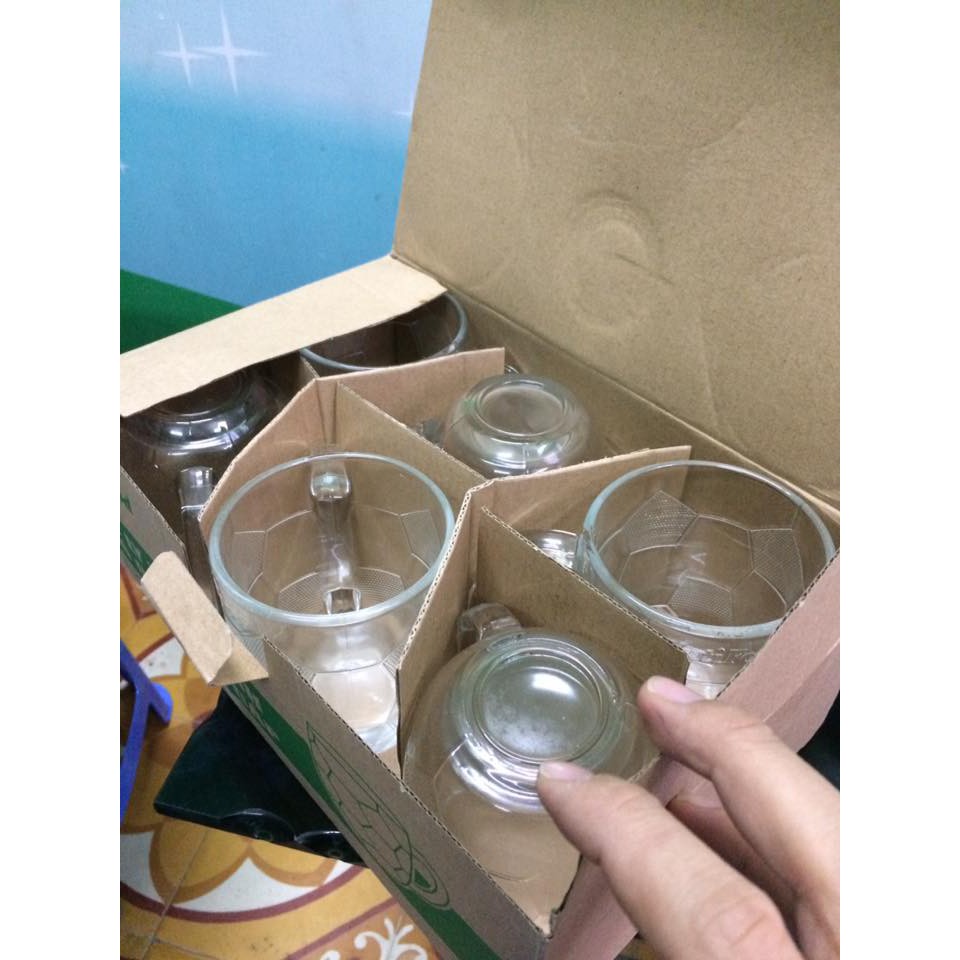 Ly thủy tinh - Cốc thủy tinh - quà tặng của nutifood (1 Ly)