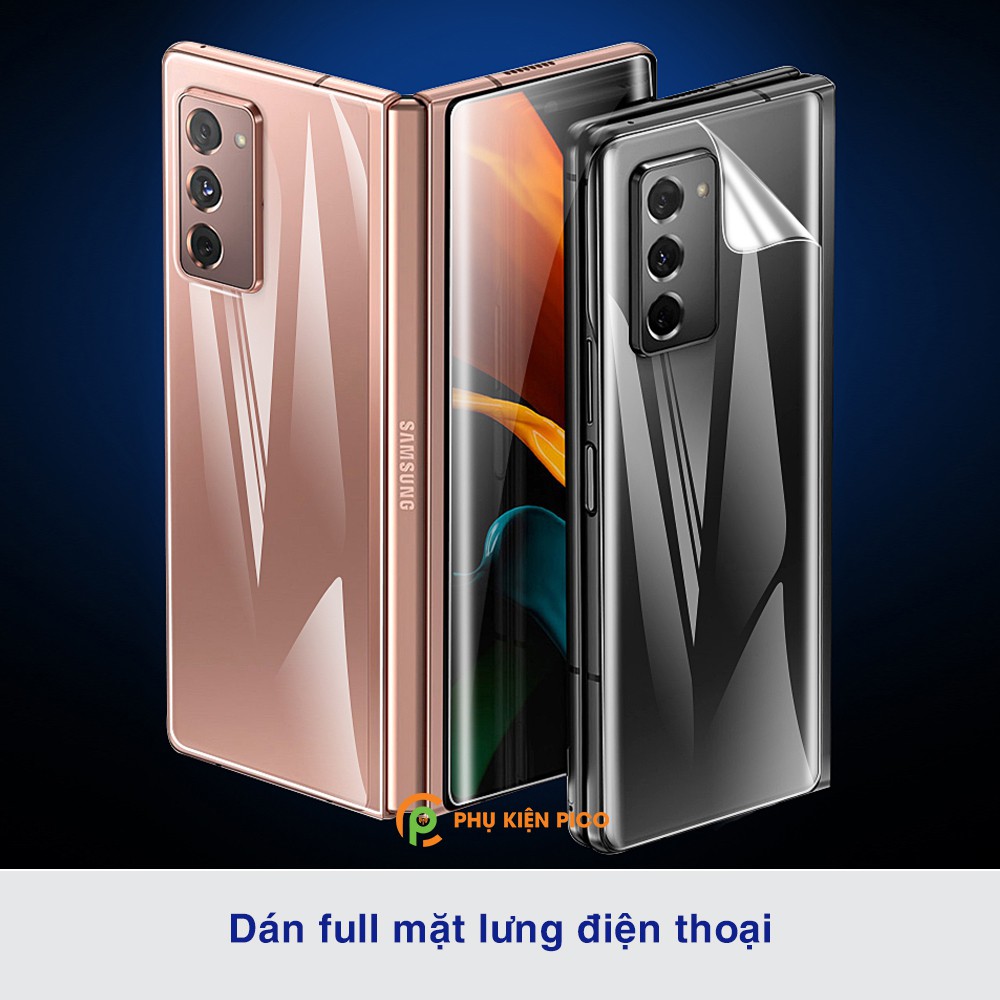 Dán lưng Samsung Z Fold 2 chống bám vân tay dẻo vân mờ PPF tự phục hồi vết xước - Dán lưng Samsung Galaxy Z Fold 2