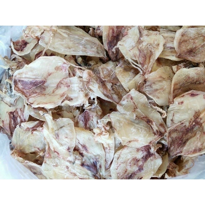 500g Khô mực đồng tiền trắng đẹp y hình tại biển Cà Mau nhà làm cực ngon ngọt thịt
