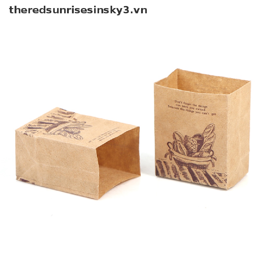 1 Túi Giấy Đựng Bánh Mì Đồ Chơi Búp Bê