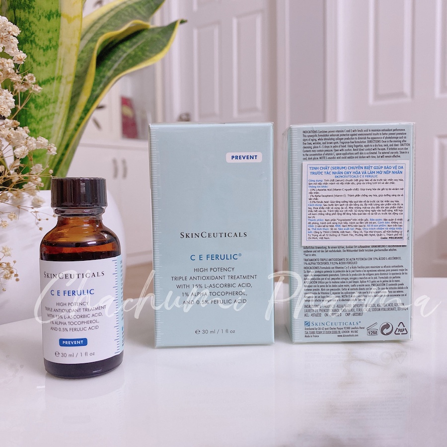 Serum C E ferulic skinceuticals serum trắng da, chống lão hoá