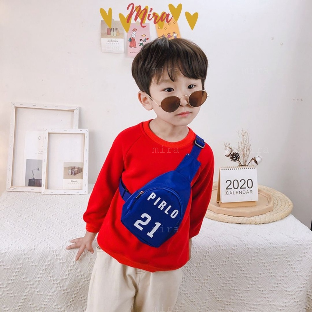 Túi Đeo Chéo Cho Bé Trai, Bé Gái, Mẹ Da Pu / Canvas Cá Tính Cute, Dễ Thương Túi Cho Bé MIRA-TV5025