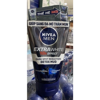 Sữa rửa mặt Nivea Men Extra White sáng da 100g