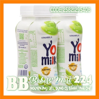 Sữa chua uống nha đam VINAMILK Yomilk 150ml - Lốc 4 chai (150ml x 4c)