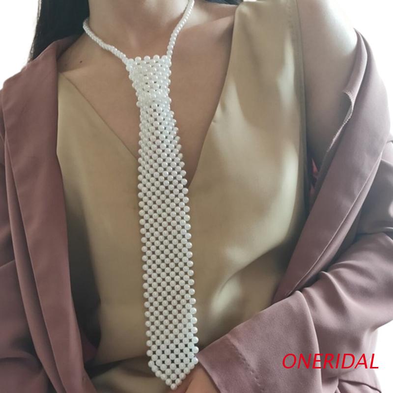 Vòng Cổ Đính Ngọc Trai Giả Thời Trang Nữ Tính