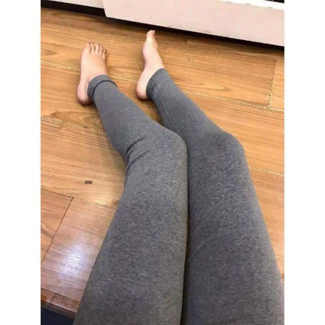 Quần legging nâng mông màu xám