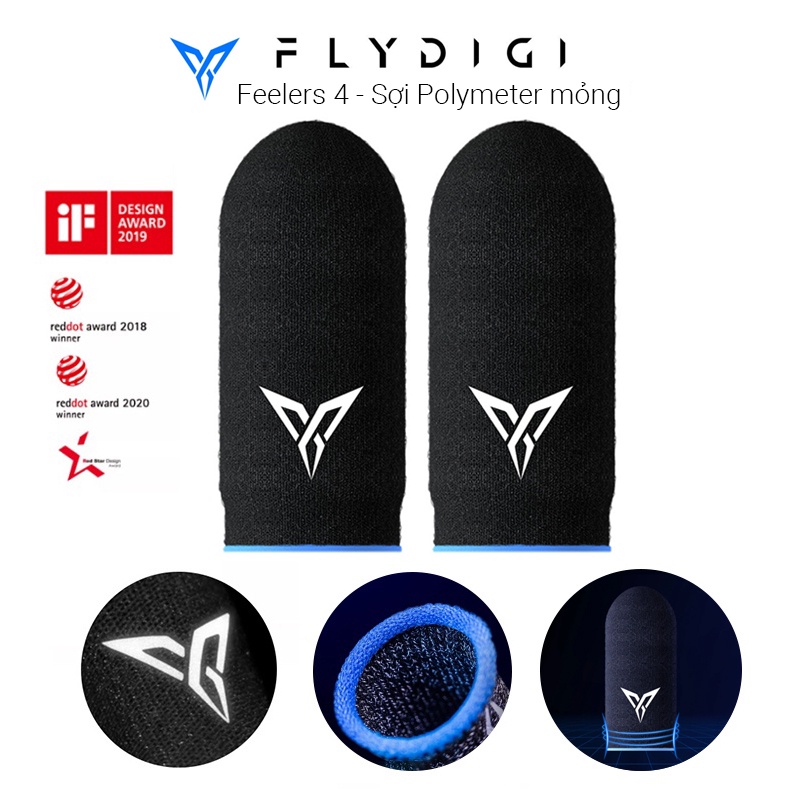 Găng tay chơi game Flydigi thế hệ 4 Flying Feelers 4 chống trượt, chống mồ hôi chuôi có ôm 4 chiều