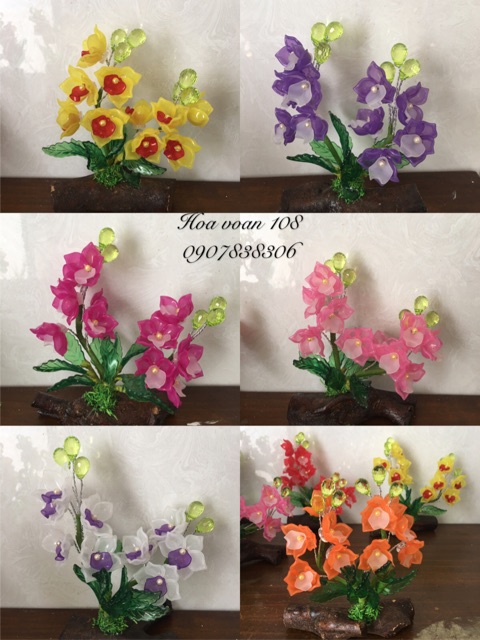 Chậu hoa mini cao 12cm ngang 10cm