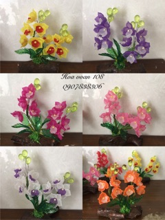 Chậu hoa mini cao 12cm ngang 10cm