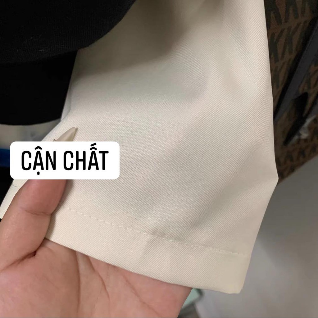 Áo blazer kèm quây bên trong nữ dáng croptop  ,Áo blazer nữ kiểu tay ngắn đẹp mùa hè 2021 thời trang hàn quốc
