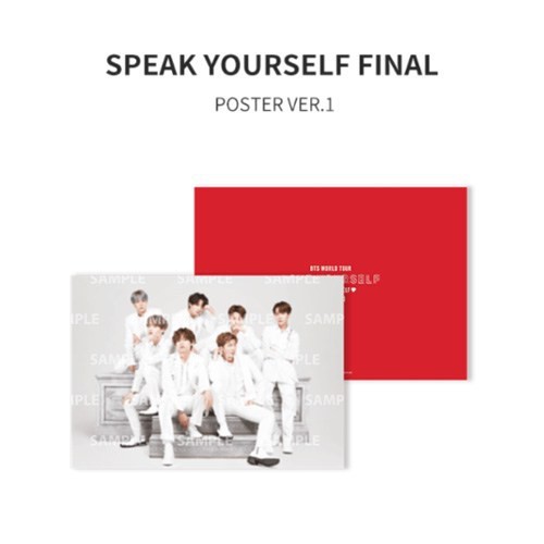 [Hàng sẵn] POSTER SPEAK YOURSELF BTS WORLD TOUR THE FINAL OFFICIAL (K90)