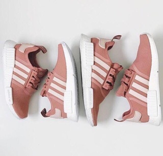 [ Full box + tặng móc khoá ] Giày Adidas nmd hồng đất