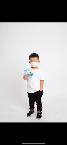 Khẩu trang 3D cho bé