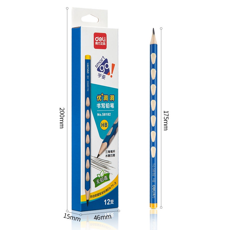 Bút chì định vị tay HB hộp 12 chiếc và hộp 30 chiếc - 58182/ 58184