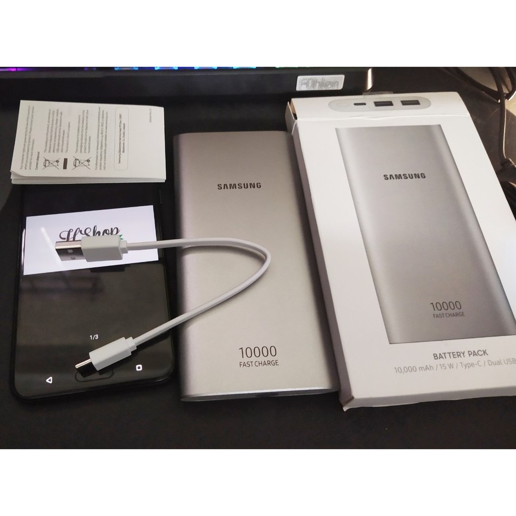 🏁 Sạc dự phòng Samsung Fast charger 10.000mAh Type-C /Micro USB EB-P1100 - Hàng chính hãng 🏁