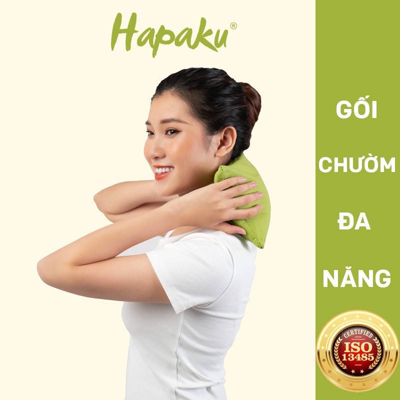 [FRE SHIP] Gối Thảo Dược Chườm Nóng/Lạnh Đa Năng Hapaku