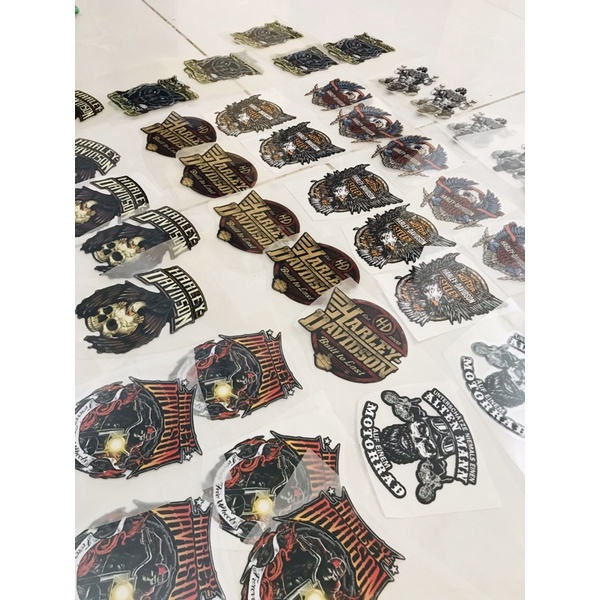 Hình Ủi Nhiệt, Decal Nhiệt KTS - Phong Cách Biker - Harley - Poseidon.est2019