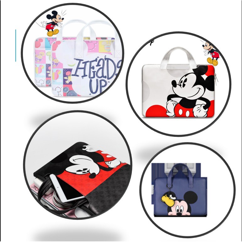 Túi đựng laptop chính hãng Disney 13 - 15inch✨FREESHIP✨|Phù hợp với Macbook| Thời trang|Chống sốc