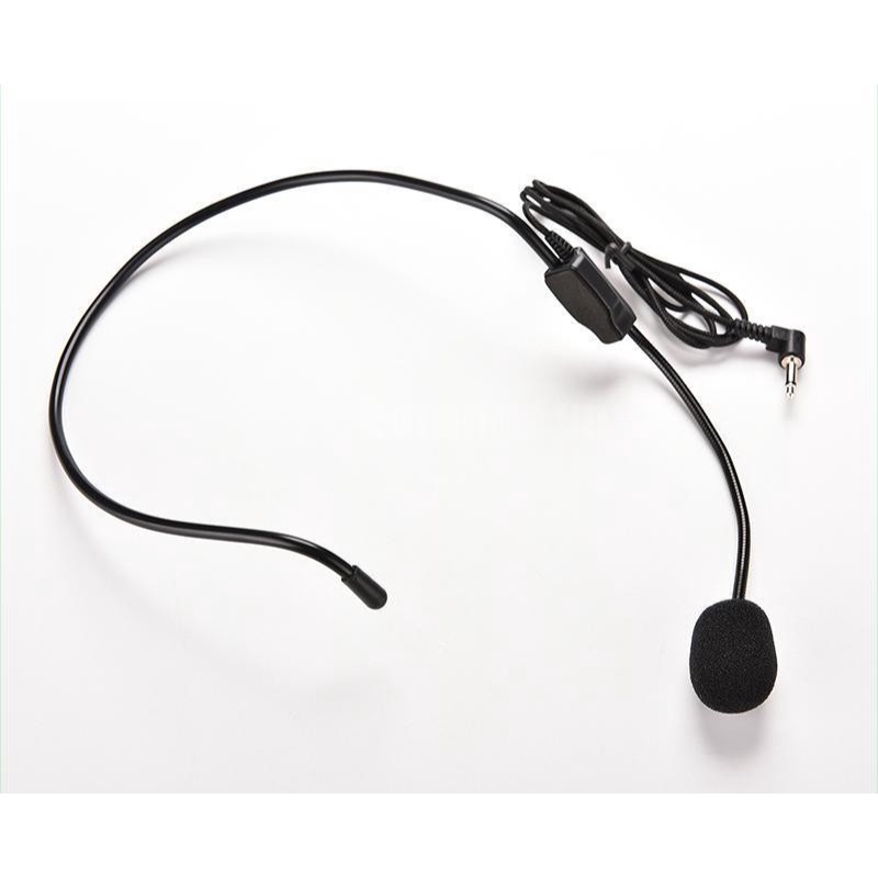 Micro trợ giảng đeo tai cài đầu có dây chuyên nghiệp cho máy trợ giảng và máy tính - mic loại tốt