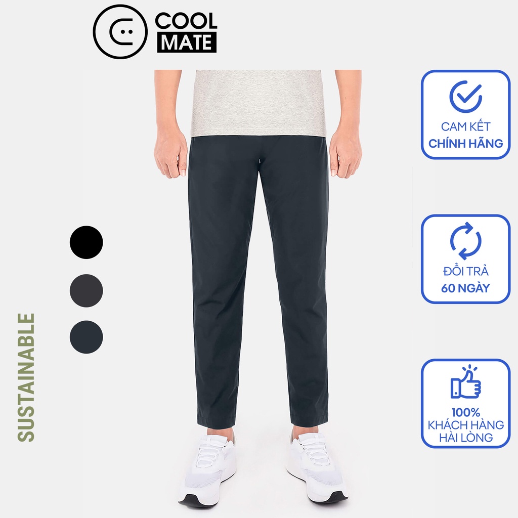 Quần dài nam Daily Pants - sợi Sorona, nhuộm Cleandye thương hiệu Coolmate - Hàng mới về