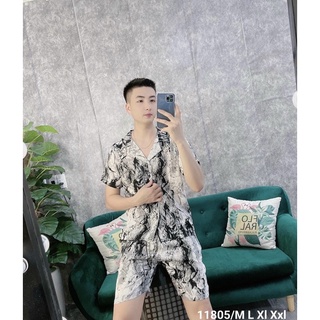 Bộ Đồ Mặc Hè Chất Lụa Cực Mát Phù Hợp Cả Nam Và Nữ