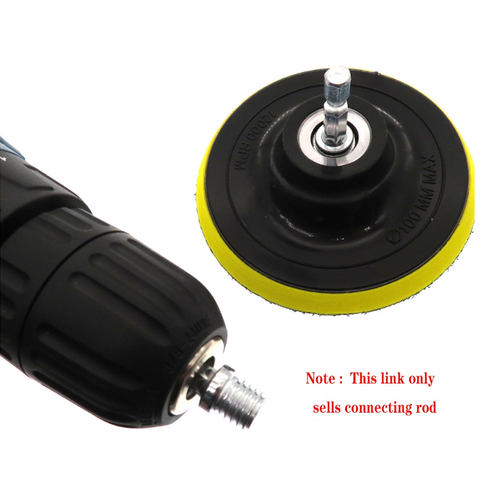 Set 2 đầu gắn mũi khoan lục giác 1/4" M10/M14