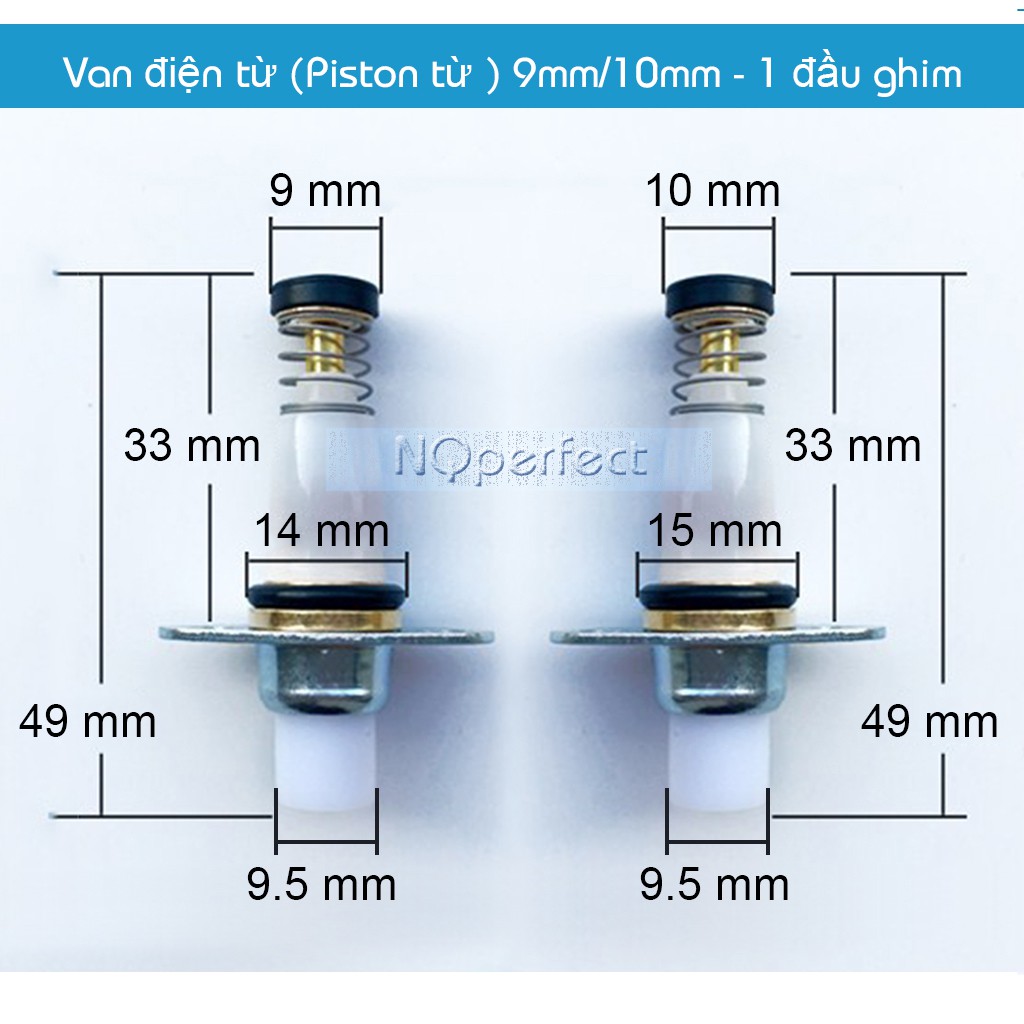 Bộ dây cảm biến nhiệt + Van điện từ (Piston từ) cảm ứng nhiệt bếp gas đóng mở van, ngắt ga tự động an toàn các loại