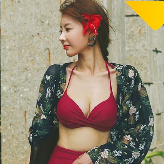 Áo gọng bikini xoắn ngực siêu rẻ đẹp, áo bơi đi biển nhún ngực nhiều màu Bikini191 (BÁN LẺ ÁO) | BigBuy360 - bigbuy360.vn