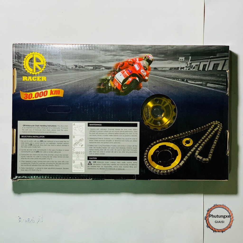 NHÔNG SÊN ĐĨA RAIDER XĂNG CƠ