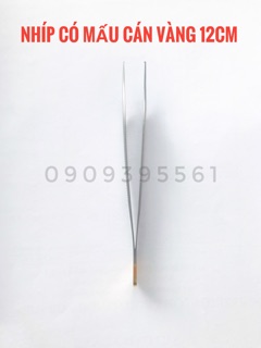 NHÍP ADSON CÓ MẤU CÁN VÀNG 12CM