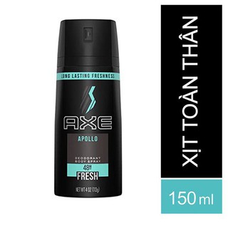 1 chai xịt khử mùi toàn thân AXE hàng Châu Âu - 150ml