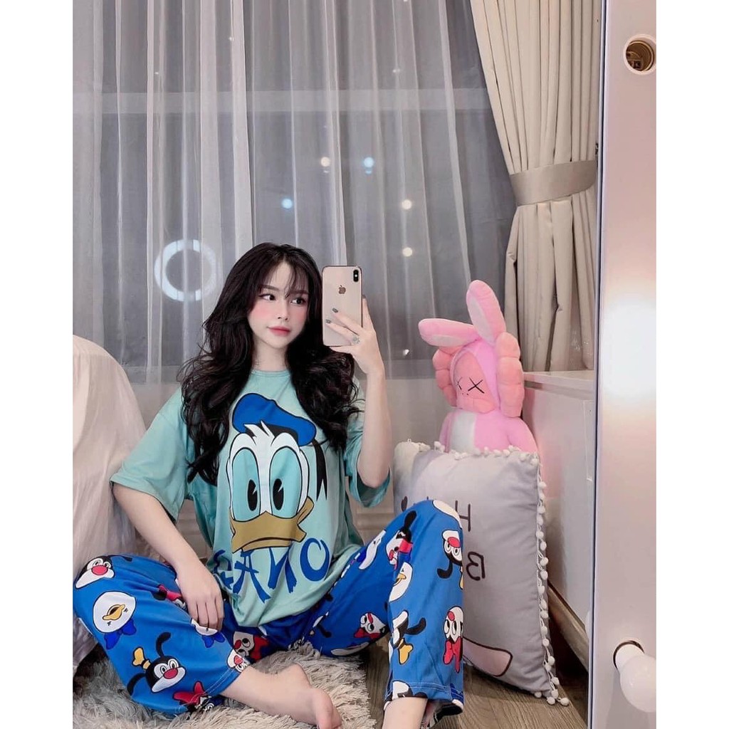 Đồ Bộ Pijama - Bộ ngủ hoạ tiết Cao cấp [FREE SHIP] [Ảnh thật+Video] | BigBuy360 - bigbuy360.vn