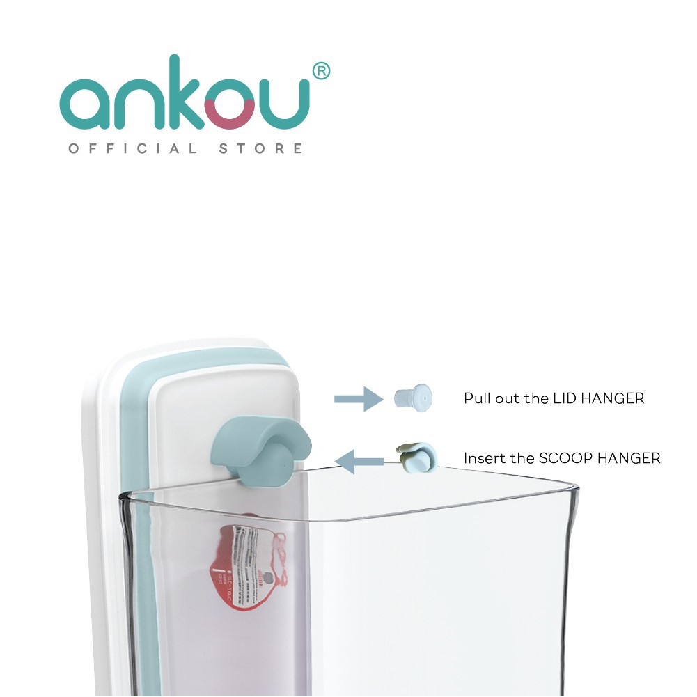 ANKOU Hộp Đựng Sữa Bột Hình Chữ Nhật (1700Ml) | BigBuy360 - bigbuy360.vn