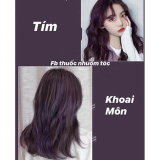 Thuốc nhuộm tóc tím khoai môn + tặng oxy trợ dưỡng