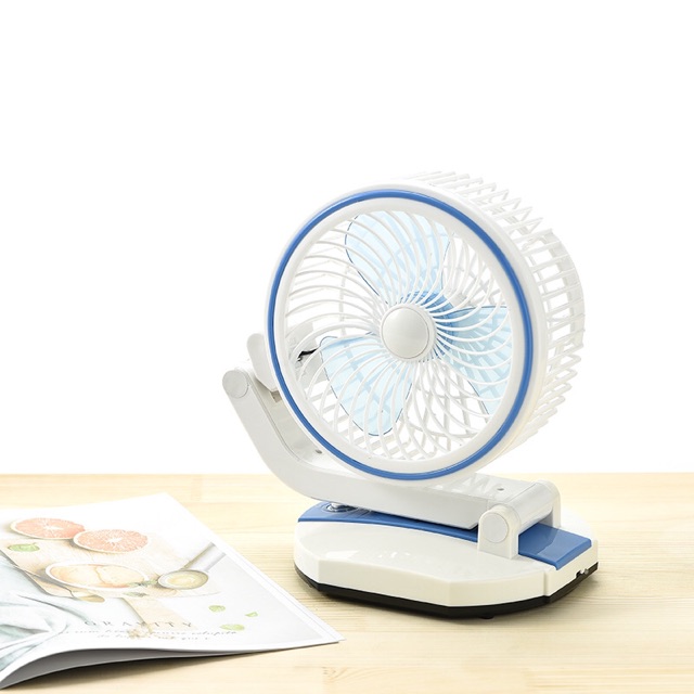 [Mã ELHA22 giảm 5% đơn 300K] Quạt sạc tích điện gấp gọn Folding Fan LR-2018